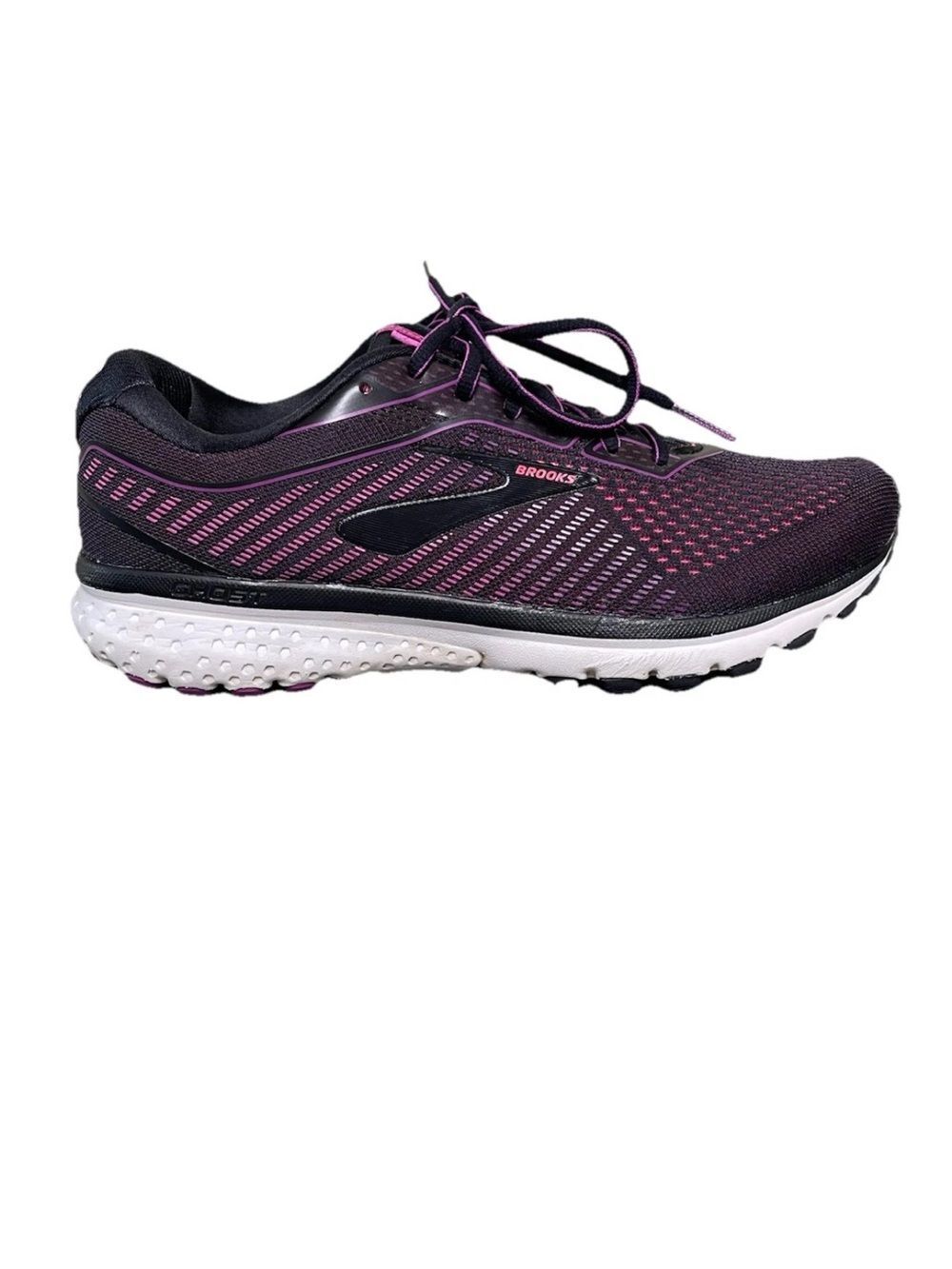 Brooks Ghost 12 Women's Running Shoes Black/Fuchsia  Size 10B